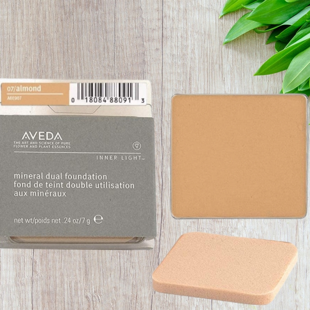 Aveda 07 Almond Inner Light Mineral Dual Foundation Shade New Discontinued RARE